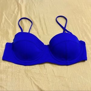 J. Crew - Women's Bikini Top Blue - size 32C